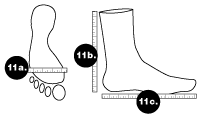 foot measurements
