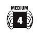 #4 Medium weight symbol