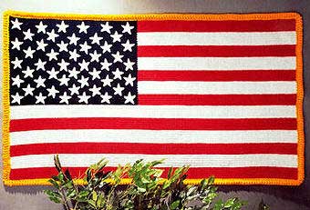 AFGHAN AMERICAN CROCHET FLAG PATTERN | Original Patterns