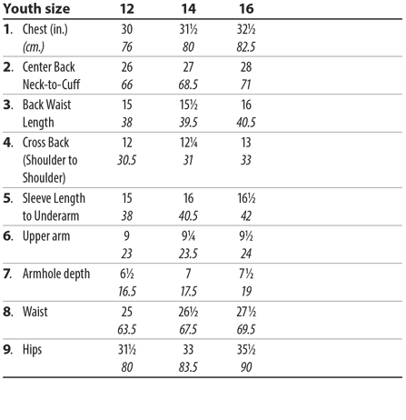 Ua Youth Size Chart