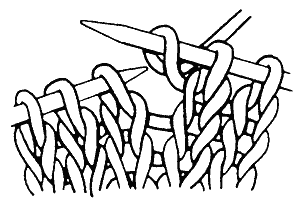 image of yarn over 1