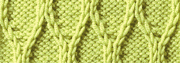 green knit closeup