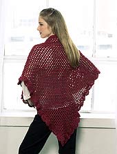 crocheted shawl 2 of 3