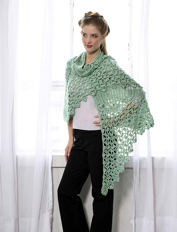 Free Crochet Pattern - Celtic Knot Shawl from the Religious Free