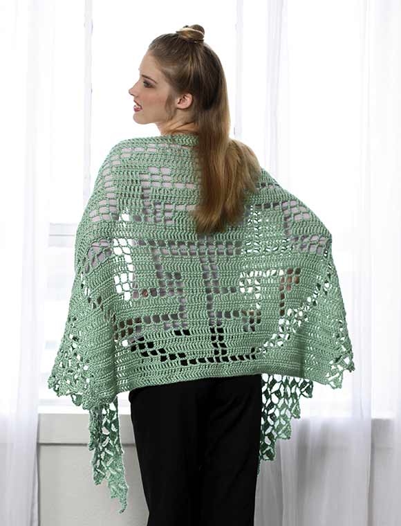 Rectangle Shawl Crochet Patterns – Easy Crochet Patterns