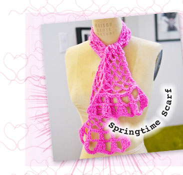 Vickie Howell's Springtime Scarf