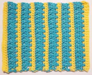 Crossed Doubles Stripe WUA Block