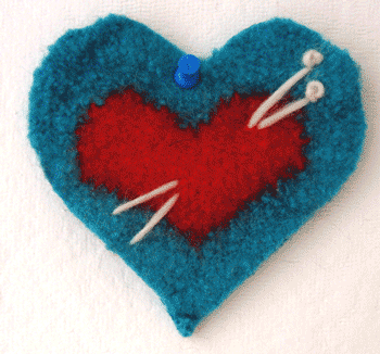 Yarn Prode Felt Badge photo