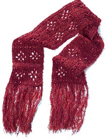 lace crochet scarf