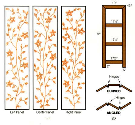 diagram for assembly of screen