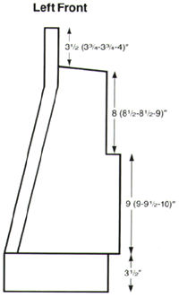 left front pattern diagram