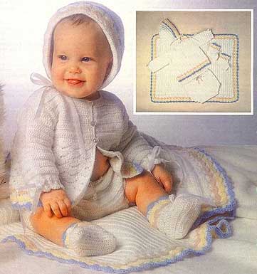 newborn crochet outfit pattern